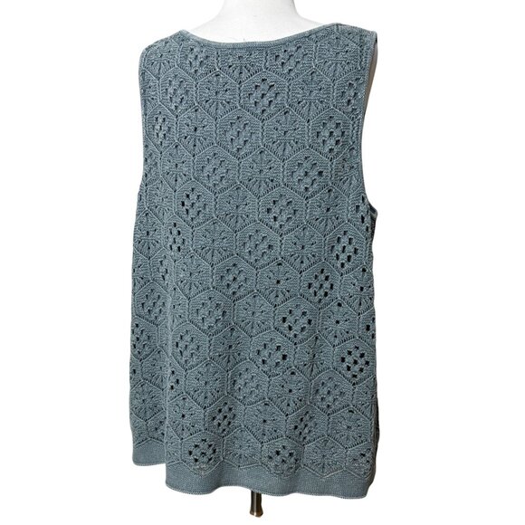 J.Jill BOHO Crochet Tank Top Womens Size XL New With Tag - Picture 2 of 8